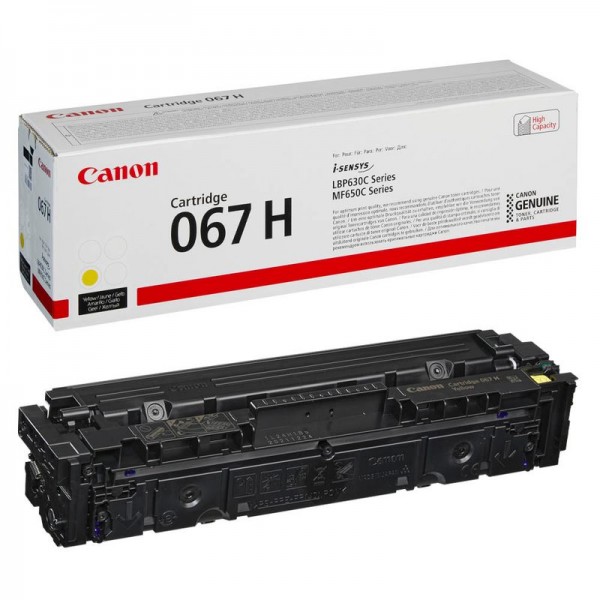 Canon 5103C002 Toner Cartridge 067 High yield Yellow für Canon i-SENSYS MF651Cw MF655Cdw MF657Cdw