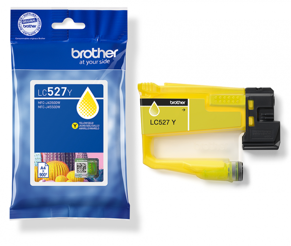Brother LC-527Y Tintenpatrone Yellow für Brother MFC-J4350DW MFC-J4550DW