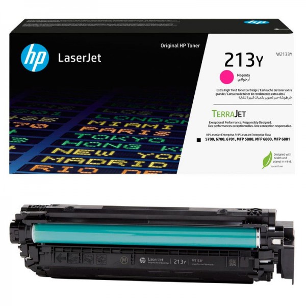HP 213Y Original Toner Magenta W2133Y für Color LaserJet Enterprise 5700dn 6700dn