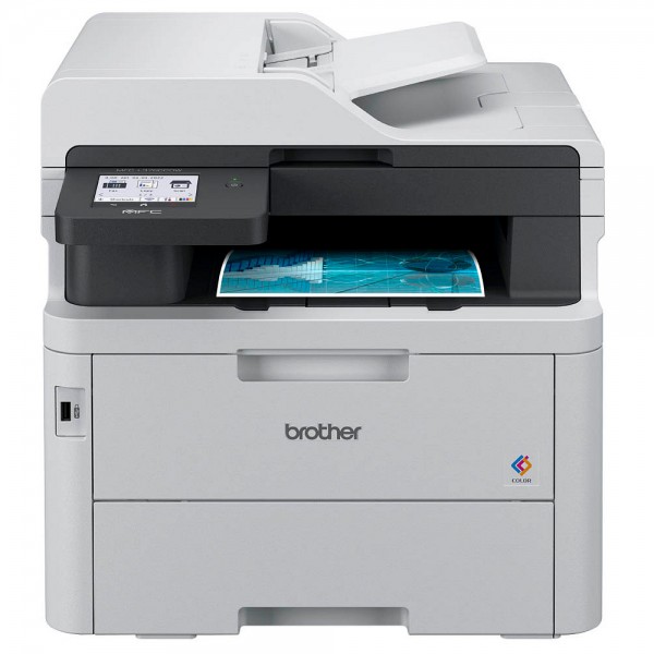 Brother MFC-L3760CDW 4 in 1 Farblaser-Multifunktionsdrucker A4 Duplex LAN WLAN 26 Seiten