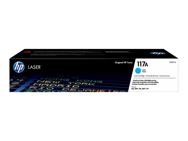 HP 117A Toner cyan W2071A für Laser 150 MFP178 MFP179