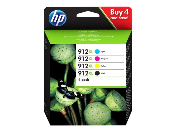 HP 912XL Multipack 3YP34AE OfficeJet 8012 8014 8015 OfficeJet Pro 8022 8024 8025 8035 