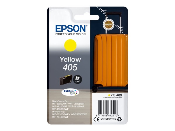 Epson Tintenpatrone 405 yellow C13T05G44010 für WorkForce Pro WF-C3820DWF WF-C3825DWF WF-C4820DWF