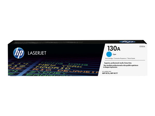 HP 130A Toner Cyan CF351A HP Color LaserJet Pro MFP M176n M177fw