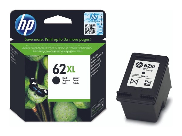 HP 62XL original Ink cartridge C2P05AE UUS black high capacity