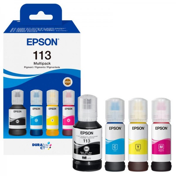Epson 113 Tinte Multipack 4er-Pack EcoTank ET-16150 ET-M16600 EcoTank Pro ET-16680