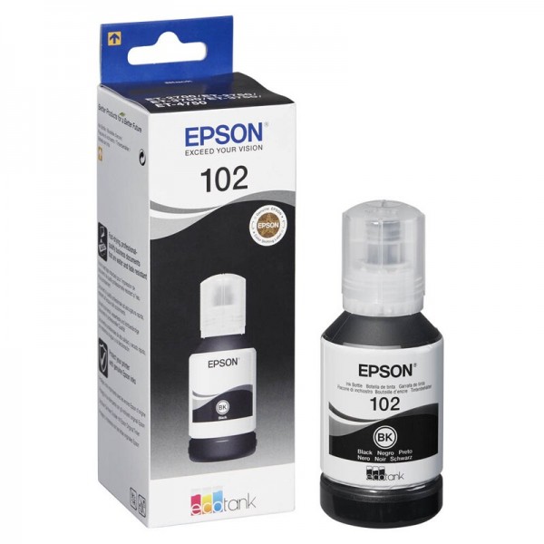 Epson Tintenpatrone 102 black EcoTank ET-2700 2750 C13T03R140