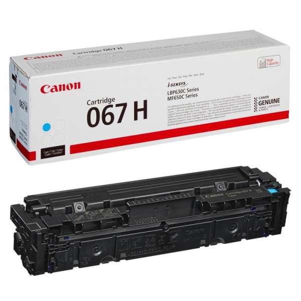 Canon 5105C002 Toner Cartridge 067 High yield Cyan für Canon i-SENSYS MF651Cw MF655Cdw MF657Cdw