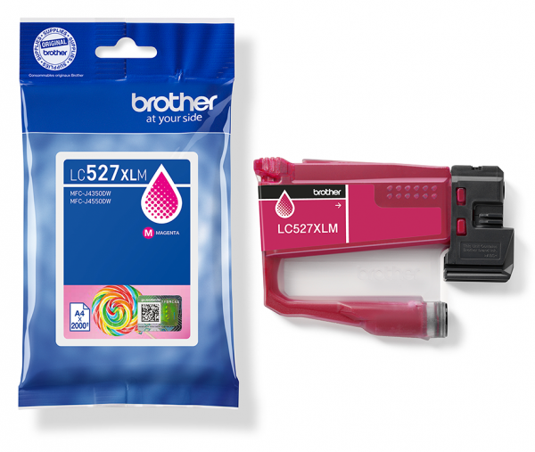 Brother LC-527XLM Tintenpatrone Magenta für Brother MFC-J4350DW MFC-J4550DW