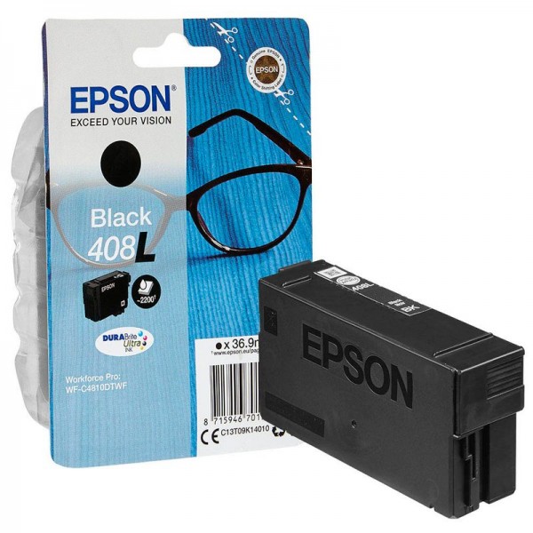 Epson T09K1 Tinte Black 408L DURABrite Brille Epson WorkForce Pro WF-C4310DW WF-C4810DTWF