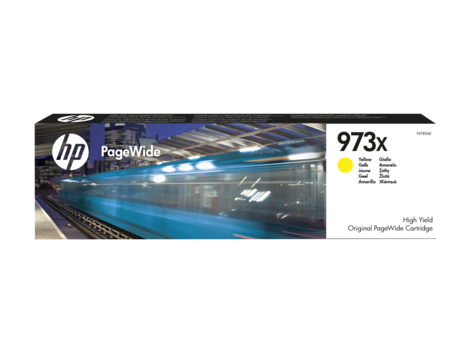 HP 973X Gelb Original PageWide Tintenpatrone mit hoher Reichweite F6T83AE