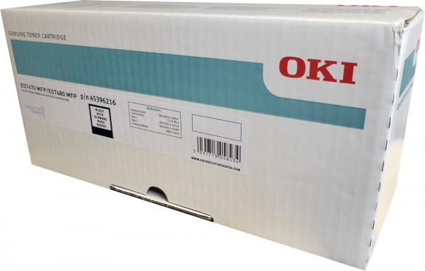 OKI Toner schwarz für 15.000 Seiten ES7460 ES7470 ES7480 45396216