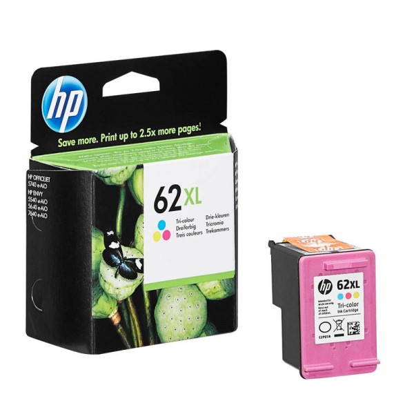 HP-62XL Color Tinte C2P07AE