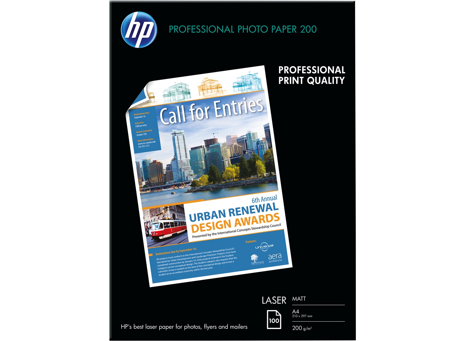 PREMIUM Fotopapier Laserdrucker 200g A3 beidseitig bedruckbar MATT 50 Blatt