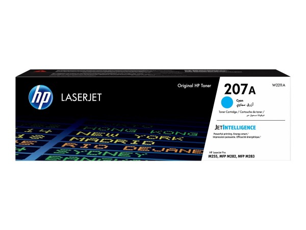 HP 207A Cyan LaserJet Toner Cartridge W2211A