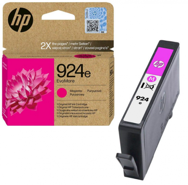 HP 924e Tinte Magenta 4K0U8NE für HP OfficeJet Pro 8120 8122 8130 8133 8139