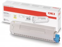 OKI MC853 MC873 Original Toner Gelb 45862837 OKI MC853 MC873 Original Toner Gelb 45862837
