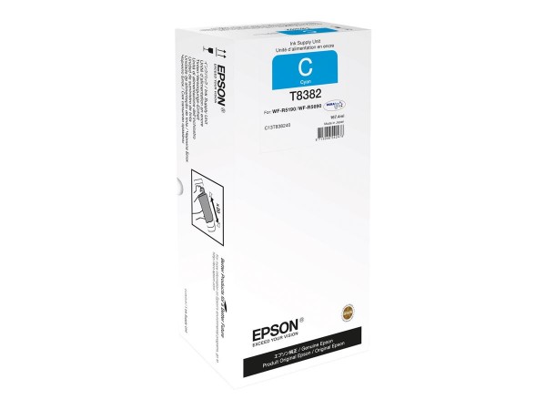 C13T838240 EPSON T8382 Tinte Cyan XL WorkForce Pro WF-R5190