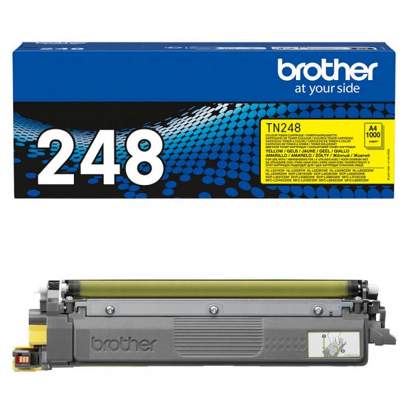 Brother TN-248Y Toner Yellow DCP-3520CDW HL-L3220CW HL-L8230CDW MFC-L3740CDW MFC-L8340CDW