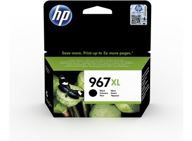 HP 967XL Schwarz Original Druckerpatrone mit hoher Reichweite 3JA31AE