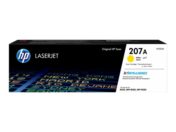 HP 207A Yellow LaserJet Toner Cartridge W2212A