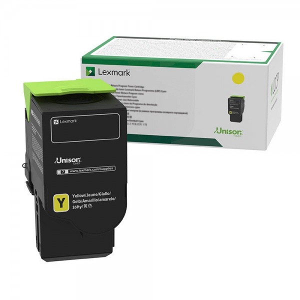 Lexmark 78C20Y0 Toner Yellow CS421dn CS521dn CS622de CX522de CX622de CX625de