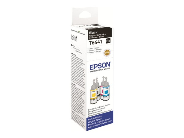 EPSON Tinte T6641 Tinte schwarz 70ml 1er-Pack