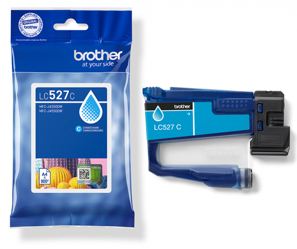 Brother LC-527C Tintenpatrone Cyan für Brother MFC-J4350DW MFC-J4550DW