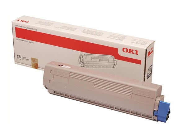 OKI MC853 MC873 Original Toner Schwarz 45862840