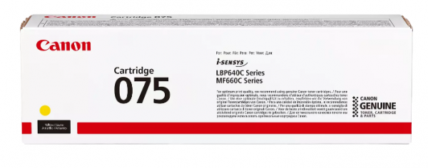 Canon 075 Toner Yellow 6362C002 für Canon i-Sensys LBP640C MF660C MF667Cdw