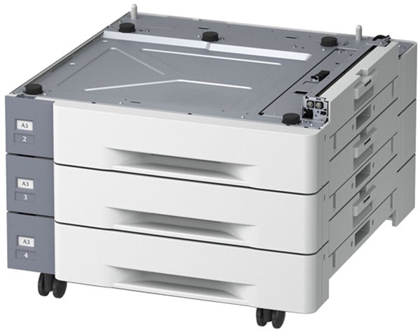 OKI 45530803 Papierfach 3 x 530 Blatt Zusatz Papiercassette mit Rollen OKI Pro9431 OKI Pro9451 OKI