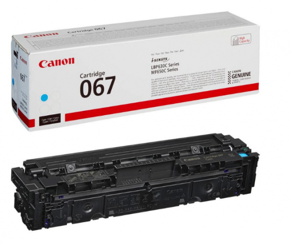 Canon 5101C002 Toner Cartridge 067 Cyan für Canon i-SENSYS MF651Cw MF655Cdw MF657Cdw LBP633Cdw