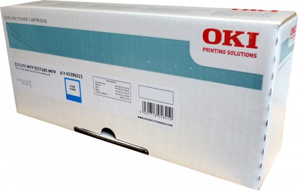 OKI Toner cyan für 11.500 Seiten ES7460 ES7470 ES7480 45396215