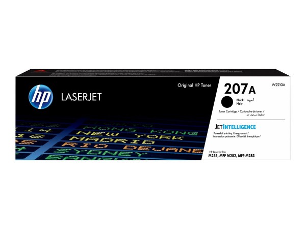 HP 207A Black LaserJet Toner Cartridge W2210A