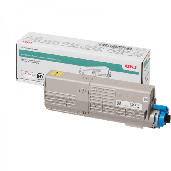 OKI 46490621 Toner Gelb für 6.000 Seiten ES5400 ES5432dn ES5442dn ES5463dn ES5473dn