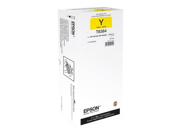 C13T838440 EPSON T8384 Tinte Yellow XL WorkForce Pro WF-R5190