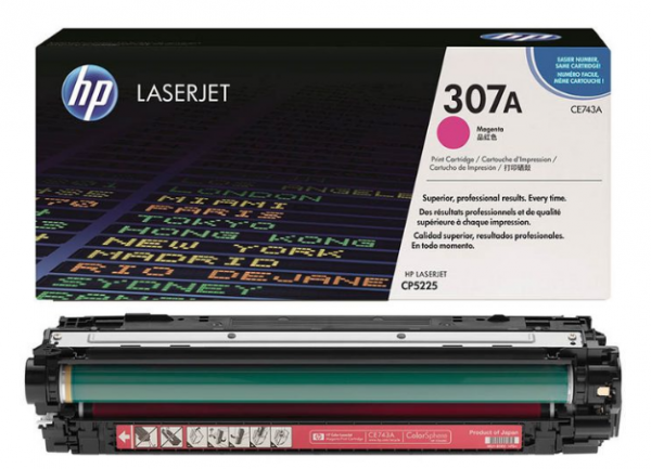 HP 307A Toner Magenta CE743A für HP Color LaserJet Professional CP5225 CP5225dn CP5225n