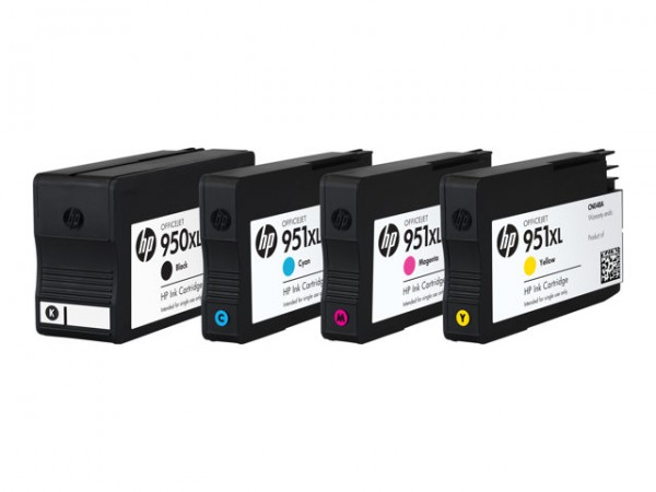 HP 950XL HP 951XL Tinte schwarz und dreifarbig hohe Kapazität Multipack C2P43AE