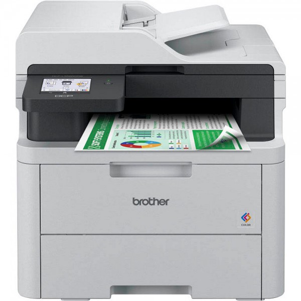 brother DCP-L3560CDW 3 in 1 Farblaser-Multifunktionsdrucker grau - PP24