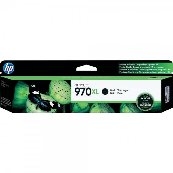 HP 970XL Original Tinte Schwarz HP Officejet Pro X451dn, X451dw, X476dn MFP, X476dw MFP, X551dw, X576dw MFP