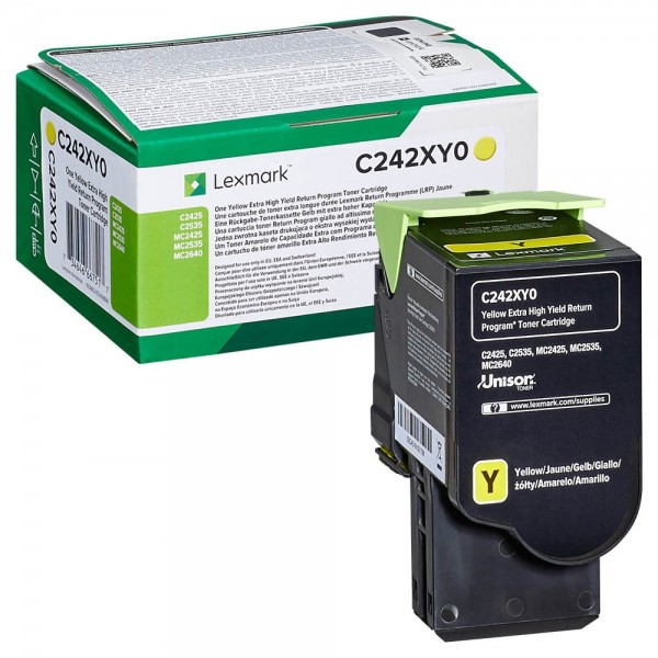 LEXMARK C242XY0 Yellow