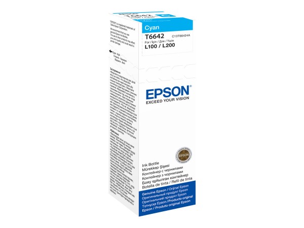 EPSON Tinte T6642 Tinte cyan 70ml 1er-Pack